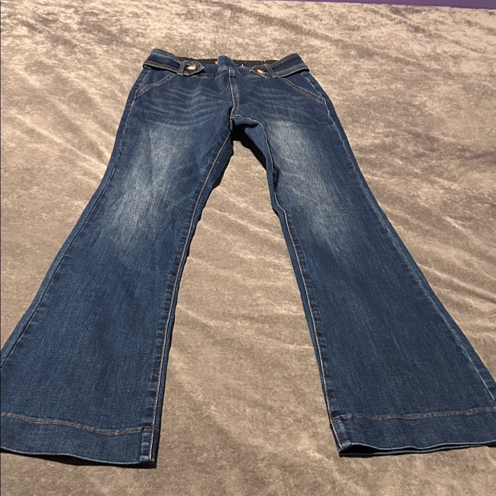 Othr Dark Blue Flare Jeans